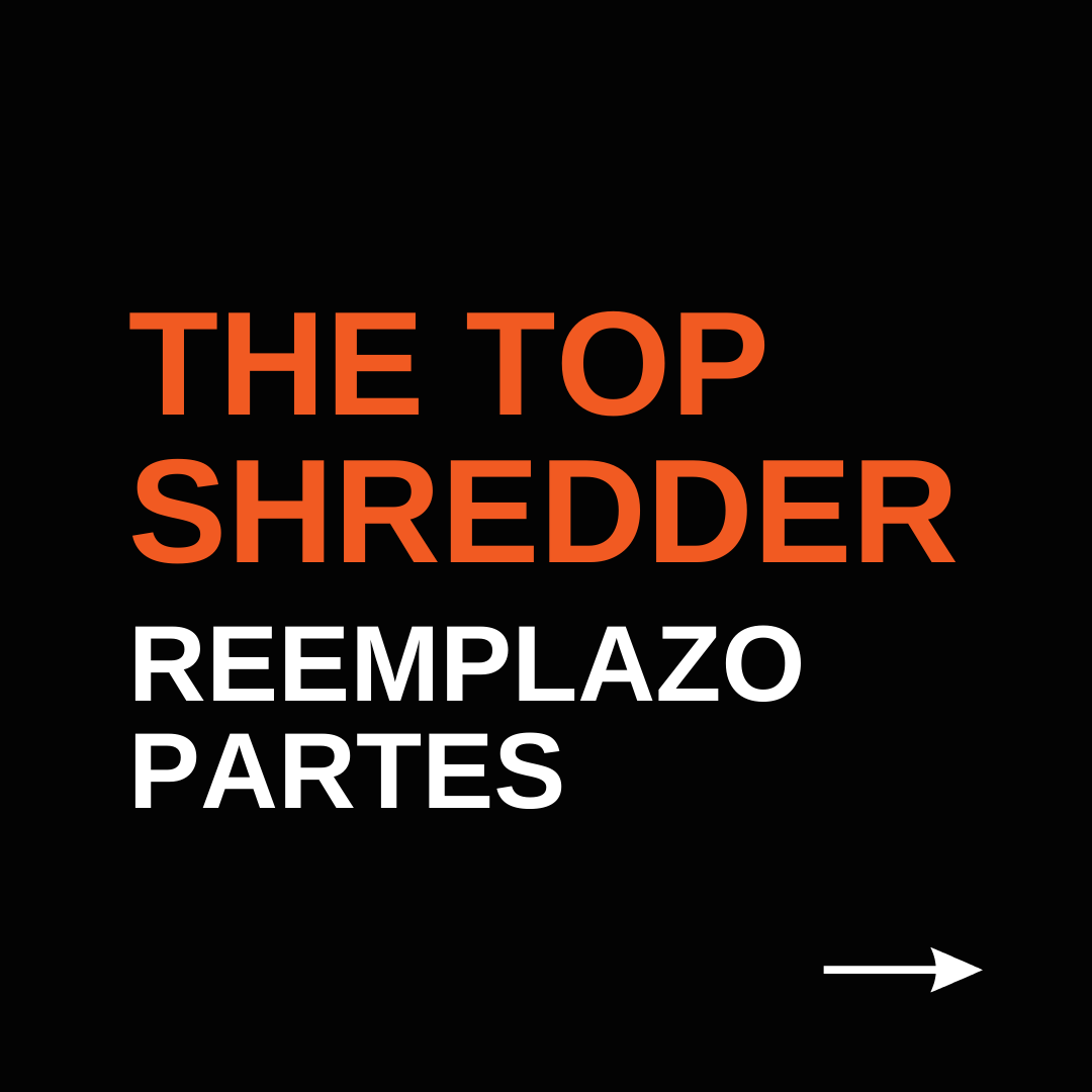 TOP Shredder Reemplazo Partes